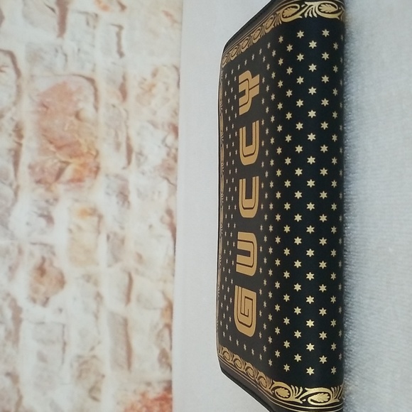 New Gucci Guccy Script Zip-Around Wallet - Picture 7 of 16